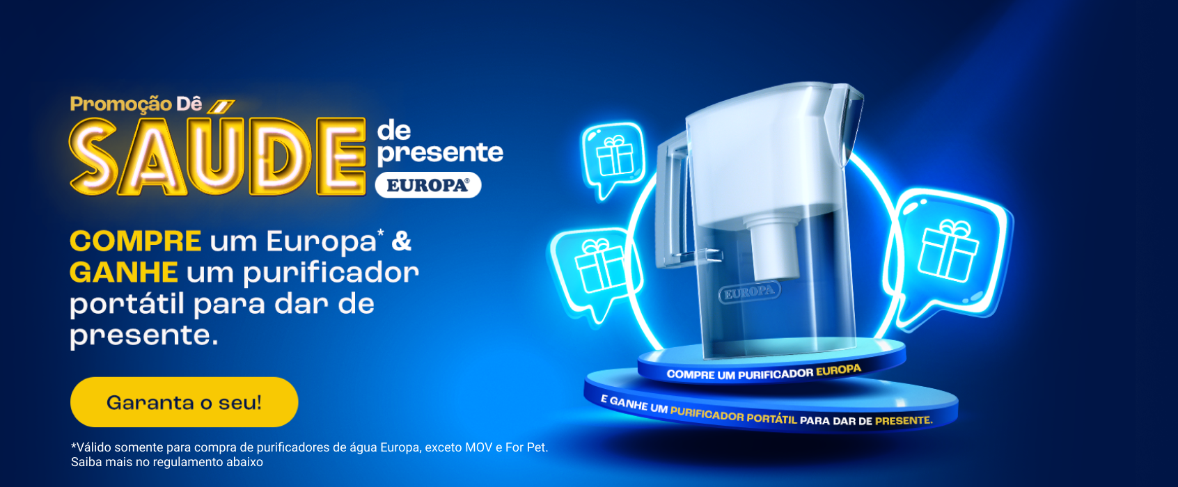 Banner da campanha.